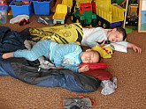 Spaní předškoláků v mateřské škole 